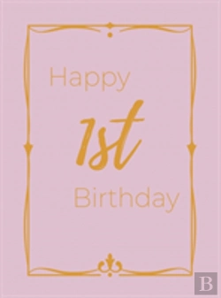 Bertrand.pt - Happy 1st Birthday Guest Book (Hardcover)