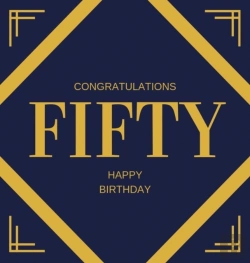 Bertrand.pt - Happy 50th Birthday Guest Book (Hardcover)