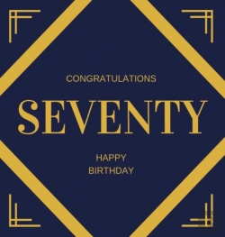 Bertrand.pt - Happy 70th Birthday Guest Book (Hardcover)