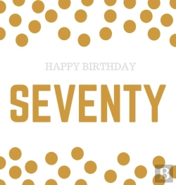 Bertrand.pt - Happy 70th Birthday Guest Book (Hardcover)
