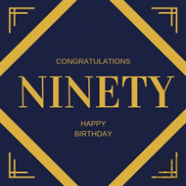 Happy 90th Birthday Guest Book (Hardcover)