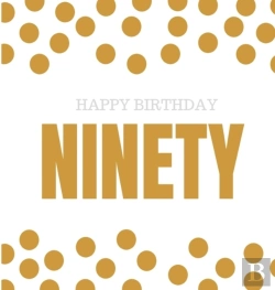 Bertrand.pt - Happy 90th Birthday Guest Book (Hardcover)