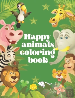 Bertrand.pt - Happy Animals Coloring Book