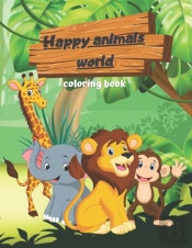Happy Animals World Coloring Book
