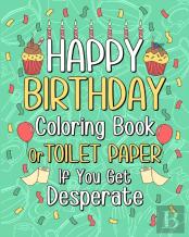 Happy Birthday Coloring Book