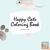 Happy Cats Coloring Book For Children (8.5x8.5 Coloring Book / Activity Book)