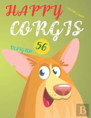 Happy Corgis Coloring Book