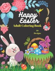 Happy Easter Adult Coloring Book