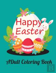 Happy Easter Adult Coloring Book