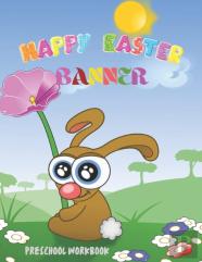 Happy Easter Banner Preschool Workbook