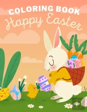 Happy Easter Coloring Book