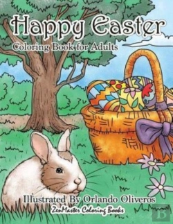 Bertrand.pt - Happy Easter Coloring Book For Adults: A