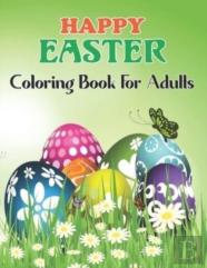 Happy Easter Coloring Book For Adults