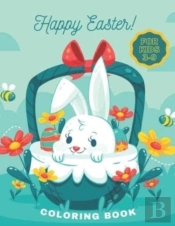 Happy Easter Coloring Book For Kids 3-9