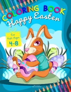 Bertrand.pt - Happy Easter Coloring Book For Kids Ages 4-8