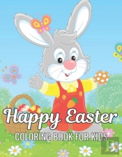 Happy Easter Coloring Book For Kids