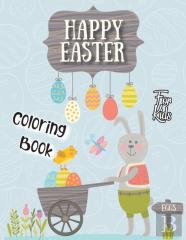 Happy Easter Coloring Book For Kids