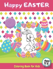 Happy Easter Coloring Book For Kids