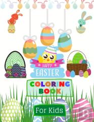 Happy Easter Coloring Book For Kids