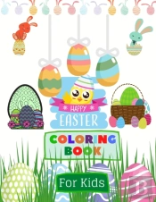 Happy Easter Coloring Book For Kids