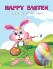 Happy Easter Coloring Book For Teens