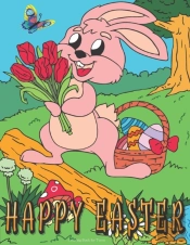 Happy Easter Coloring Book For Teens