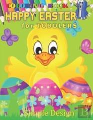 Happy Easter Coloring Book For Toddlers