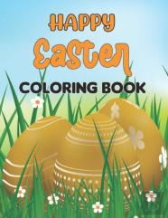 Happy Easter Coloring Book