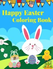 Happy Easter Coloring Book