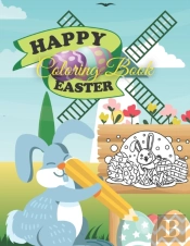 Happy Easter Coloring Book