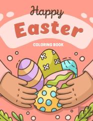 Happy Easter Coloring Book