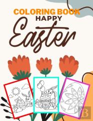 Happy Easter Coloring Book