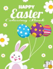 Happy Easter Coloring Book