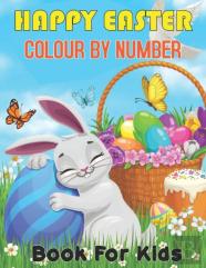 Happy Easter Colour By Number Book For Kids