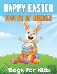 Happy Easter Colour By Number Book For Kids