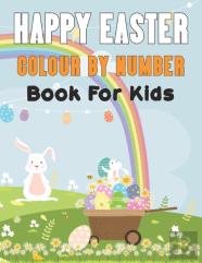 Happy Easter Colour By Number Book For Kids