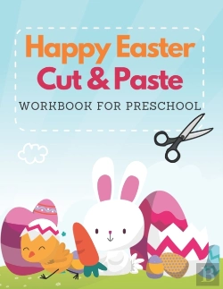 Bertrand.pt - Happy Easter Cut And Paste Workbook For Preschool