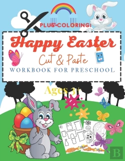 Bertrand.pt - Happy Easter Cut And Paste Workbook For Preschool