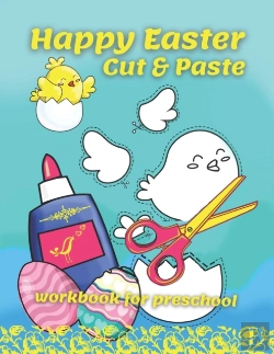 Bertrand.pt - Happy Easter Cut & Paste Workbook For Preschool