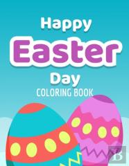 Happy Easter Day Coloring Book