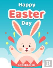Happy Easter Day Coloring Book
