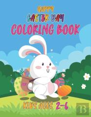 Happy Easter Day Coloring Book For Kids 2-6