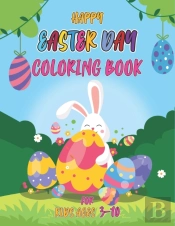 Happy Easter Day Coloring Book For Kids Ages 3-10