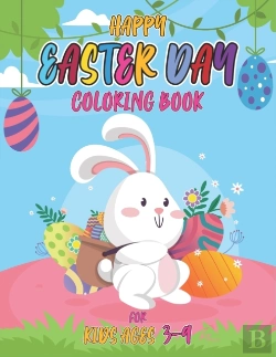 Bertrand.pt - Happy Easter Day Coloring Book For Kids Ages 3-9
