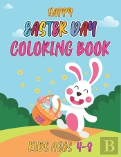 Happy Easter Day Coloring Book For Kids Ages 4-8