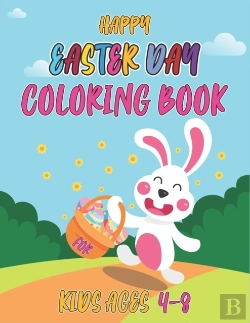 Bertrand.pt - Happy Easter Day Coloring Book For Kids Ages 4-8