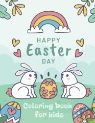 Happy Easter Day Coloring Book For Kids