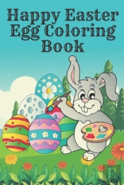 Happy Easter Egg Coloring Book