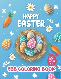 Bertrand.pt - Happy Easter Egg Coloring Book For Kids Ages 1-4