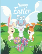 Happy Easter Egg Coloring Book For Kids Ages 4 And Up